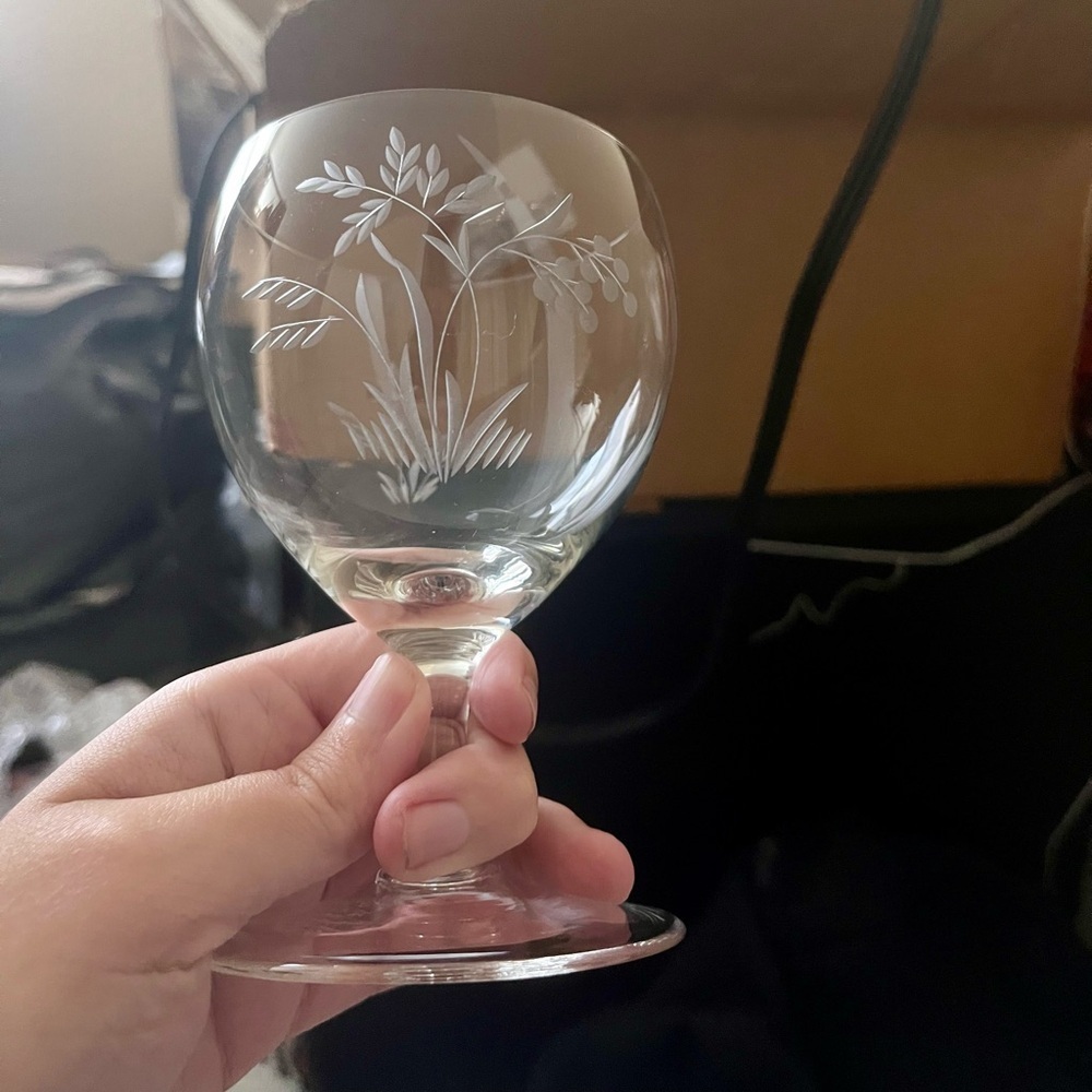 Fine Arts Wildflower Water Goblet Set - Picture 3 of 7